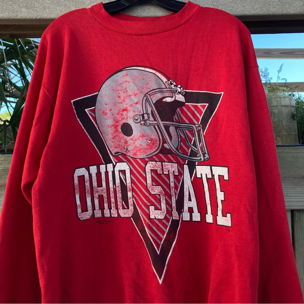 Vintage 90s Ohio State University Buckeyes Tultex Sweatshirt